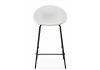 Барный стул Zeta white - black - 2