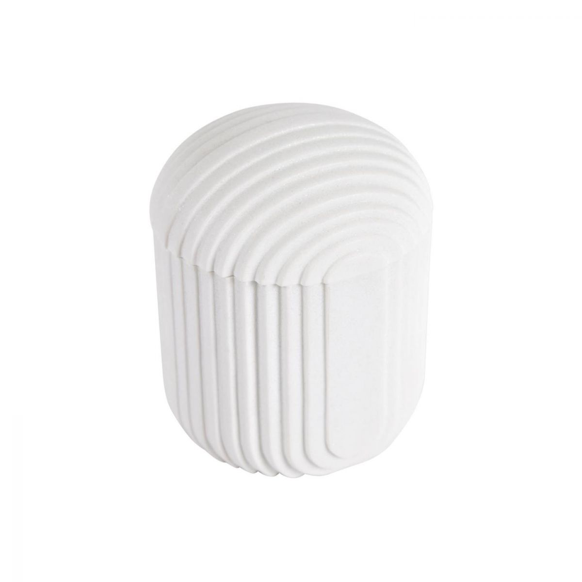 Белая банка из полирезина Ateneas