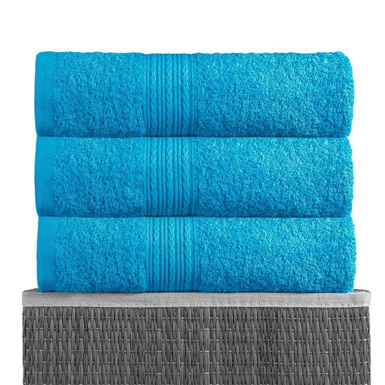 Бирюзовая 180х210 Простыня Махровая BAYRAMALY