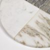 Большая круглая разделочная доска Xamila из разноцветного мрамора - 2