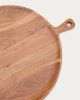 Большая круглая сервировочная доска Eitene из акации - 5