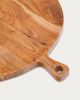 Большая круглая сервировочная доска Eitene из акации - 7