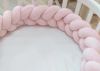 Бортик плетёный для кроватки Ellipsebed (розовый) - 2