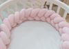 Бортик плетёный для кроватки Ellipsebed (розовый) - 3