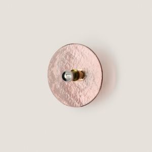 Бра Nold цоколь 5 см металл Shiny gold-розовое стекло 1226