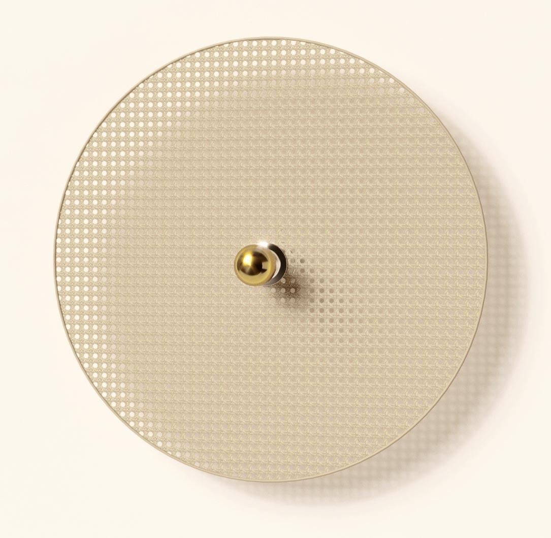 Бра Tan Tan A1053-15 см металл хром + 1125-90 см натуральный ротанг