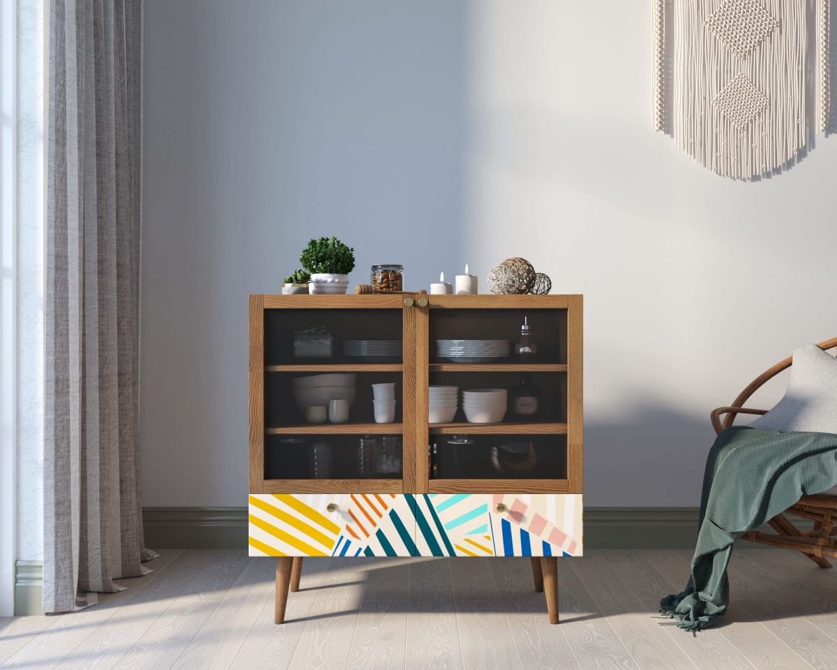 Буфет низкий "Berber" принт 42 арт BB47-Print_42