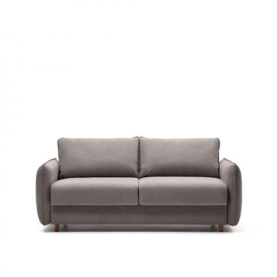 Carlota 2-местный диван-кровать из синели серого цвета 140 см
