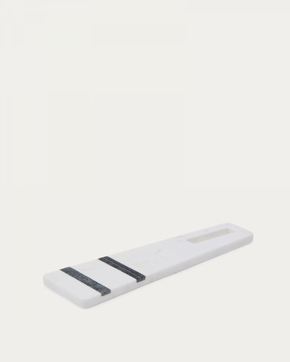 Cервировочная доска Nira из черно-белого мрамора