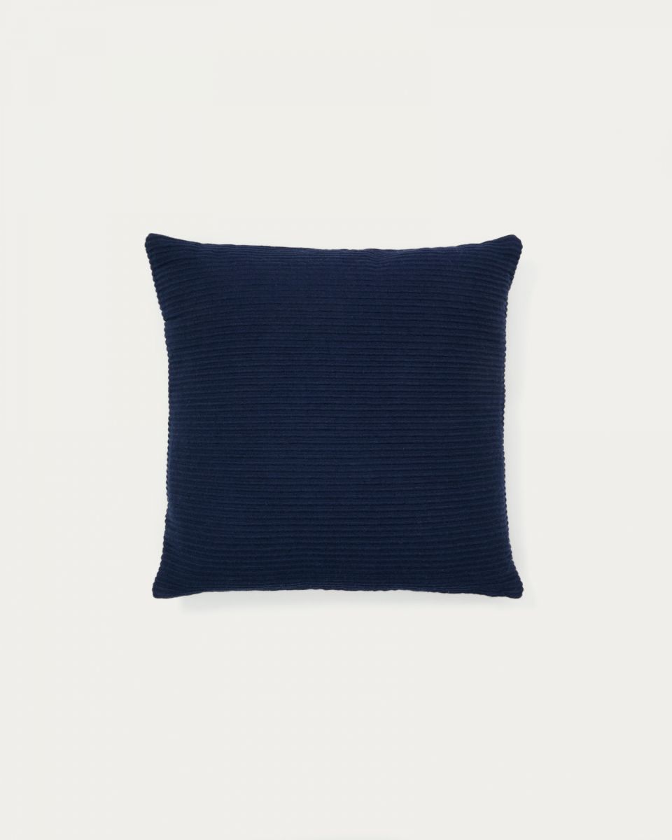 Чехол для подушки Minec синий 100% лен 45 x 45 см