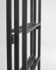 Черная металлическая перегородка Ondine 124,5 x 184 см - 5