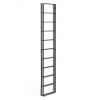 Черная металлическая перегородка Ondine 124,5 x 184 см - 6