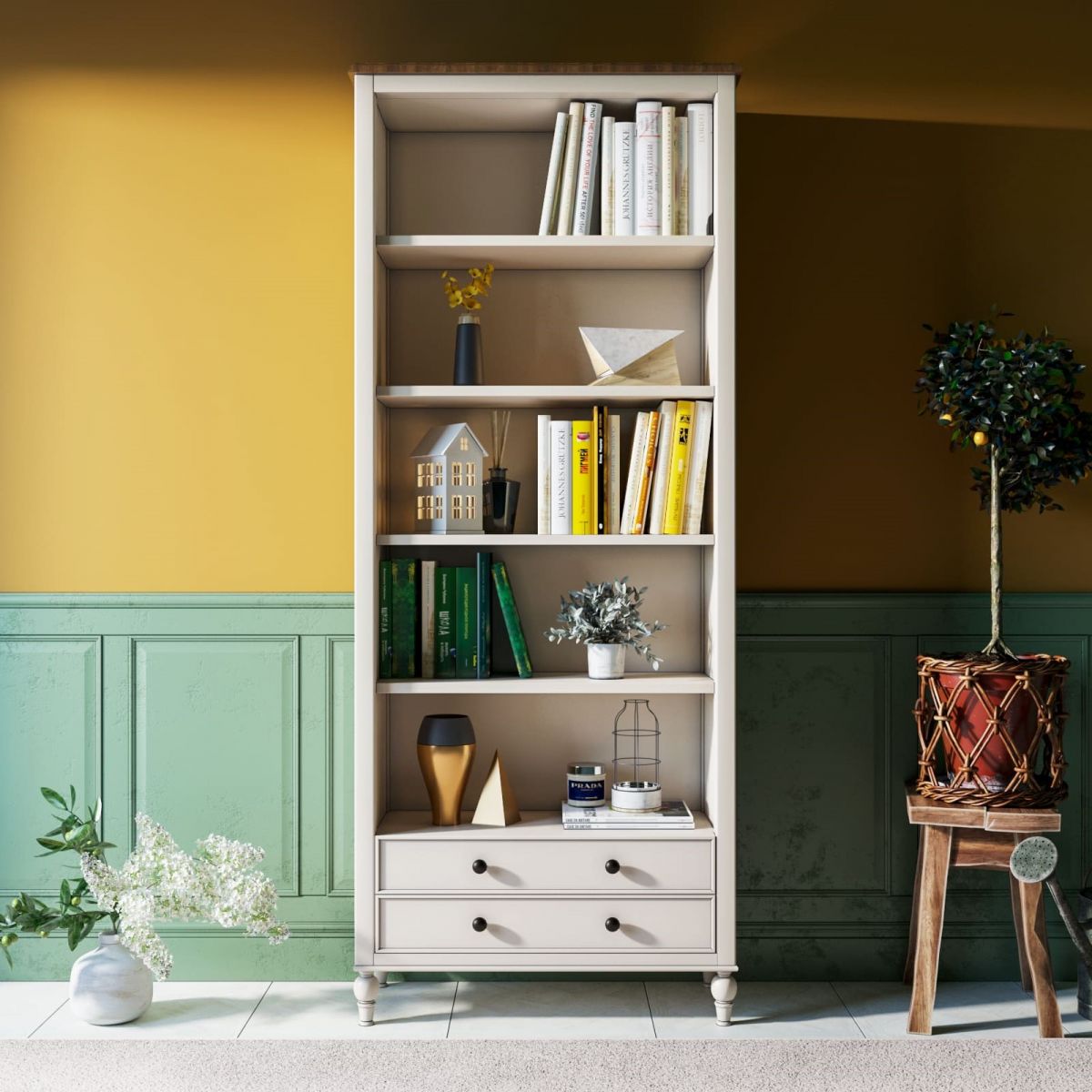 Cтеллаж "Odri" с ящиками