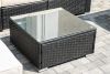 "Даллас" лаунж-зона из искусственного ротанга на 5 персон, цвет черный - 12