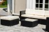 "Даллас" лаунж-зона из искусственного ротанга на 5 персон, цвет черный - 4