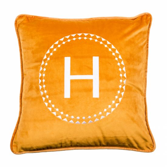 Декоративная подушка Hevy квадратная оранжевая