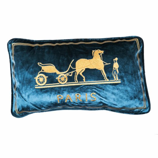 Декоративная подушка Old Paris Синий