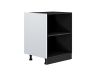 Фасад боковой Фьюжн для нижнего шкафа Silky White 716x573x18 - 3