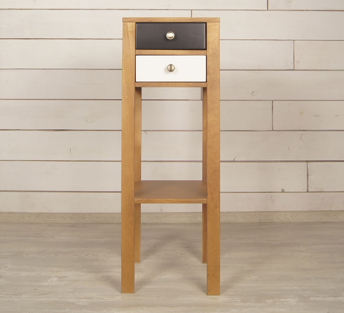 Деревянная низкая консоль "Aquarelle"