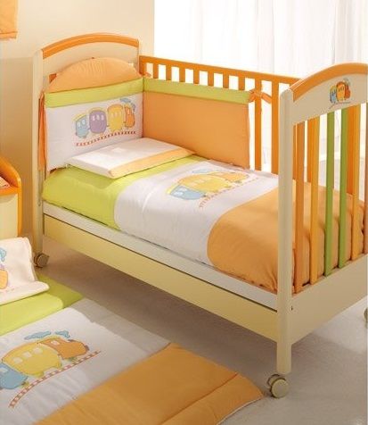 Детская кроватка А.792 Trenino 827079 (оранжевый)