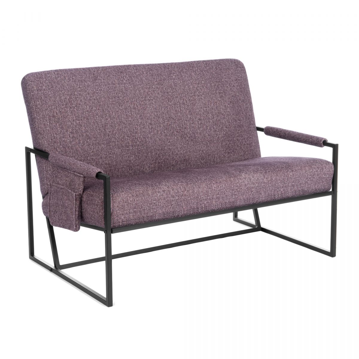 Диван Charli LUX-Чарли Люкс велюр-букле, VT shape wood rose