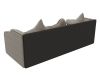 107353 Диван детский прямой Рико | микровельвет, рогожка | коричневый, корфу 02 - 3