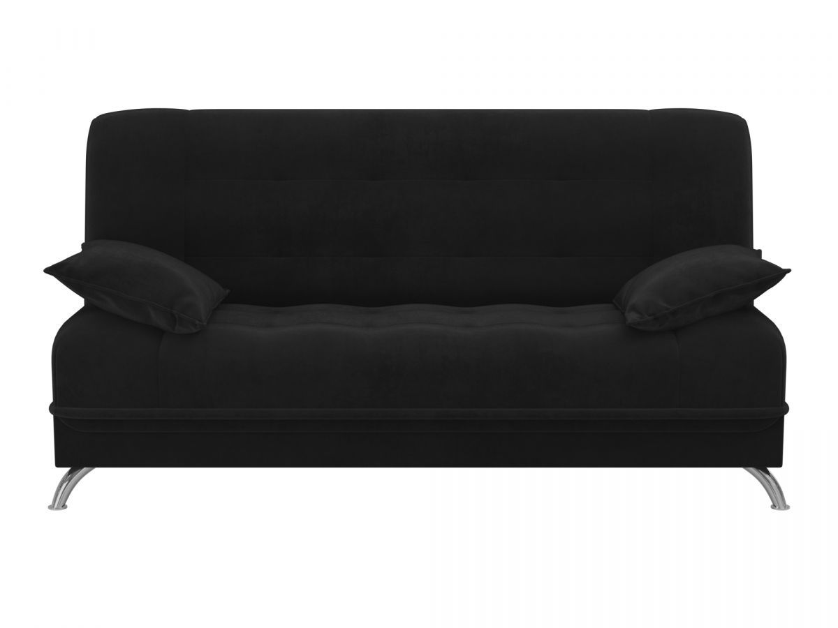 102743 Диван-книжка Анна | велюр | черный