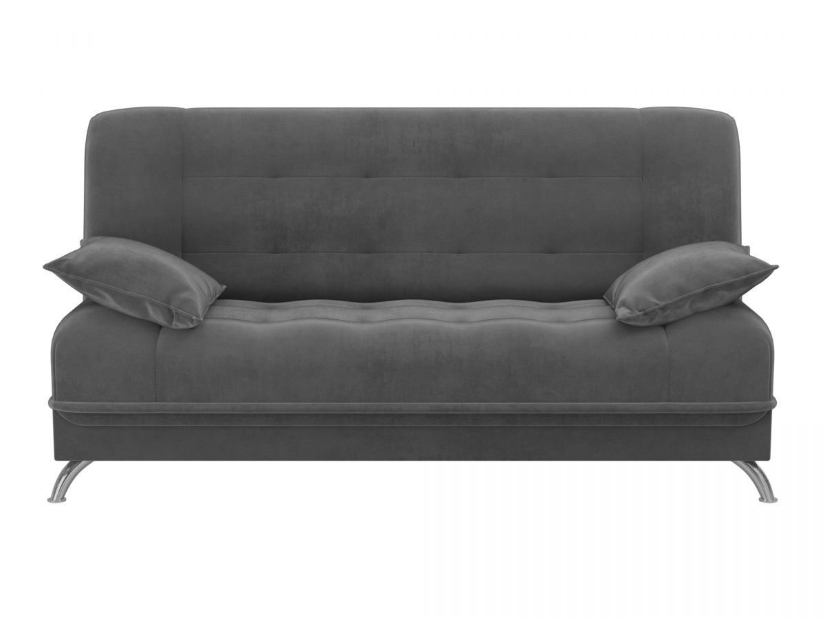 102745 Диван-книжка Анна | велюр | серый