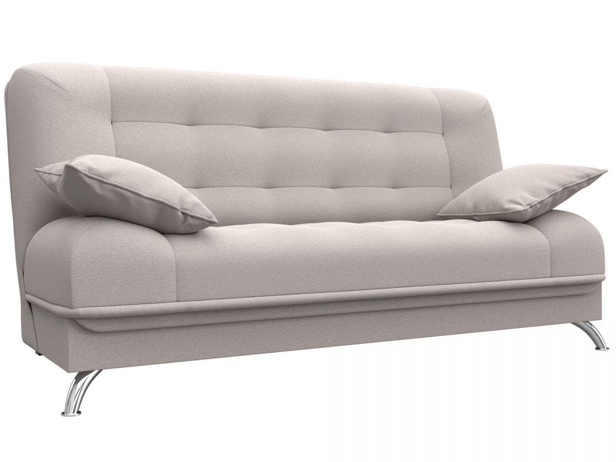 127442 Диван-книжка Анна | замша | joly 05 бежевый