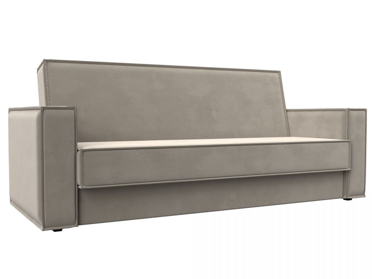 122045 Диван-книжка Куба | микровельвет | бежевый