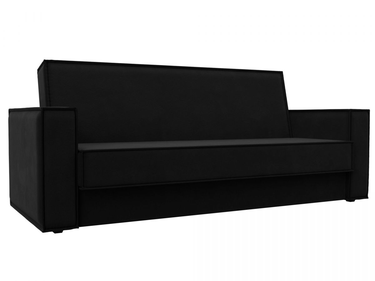 122051 Диван-книжка Куба | микровельвет | черный