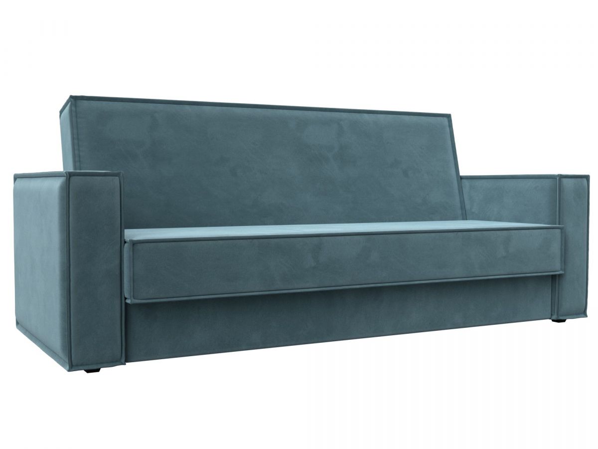 122040 Диван-книжка Куба | велюр | бирюзовый