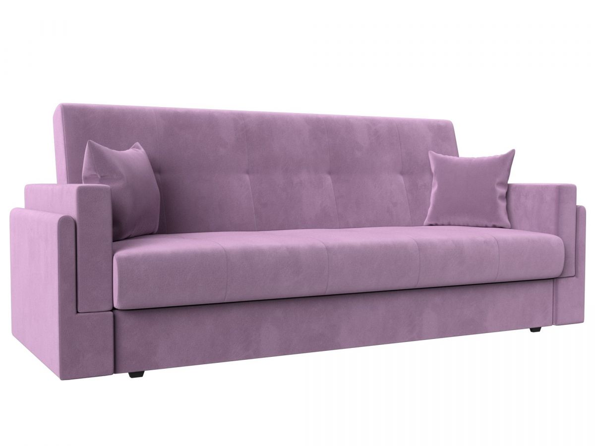 117929 Диван-книжка Лига-015 | микровельвет | сиреневый