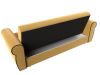 118354 Диван-книжка Лига-019 | микровельвет | желтый, коричневый - 7
