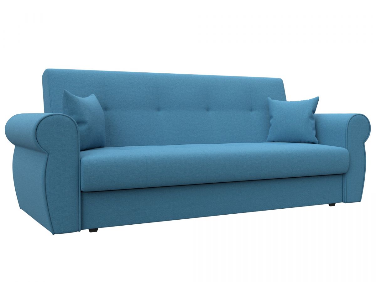 125611 Диван-книжка Лига-019 | рогожка | амур голубой