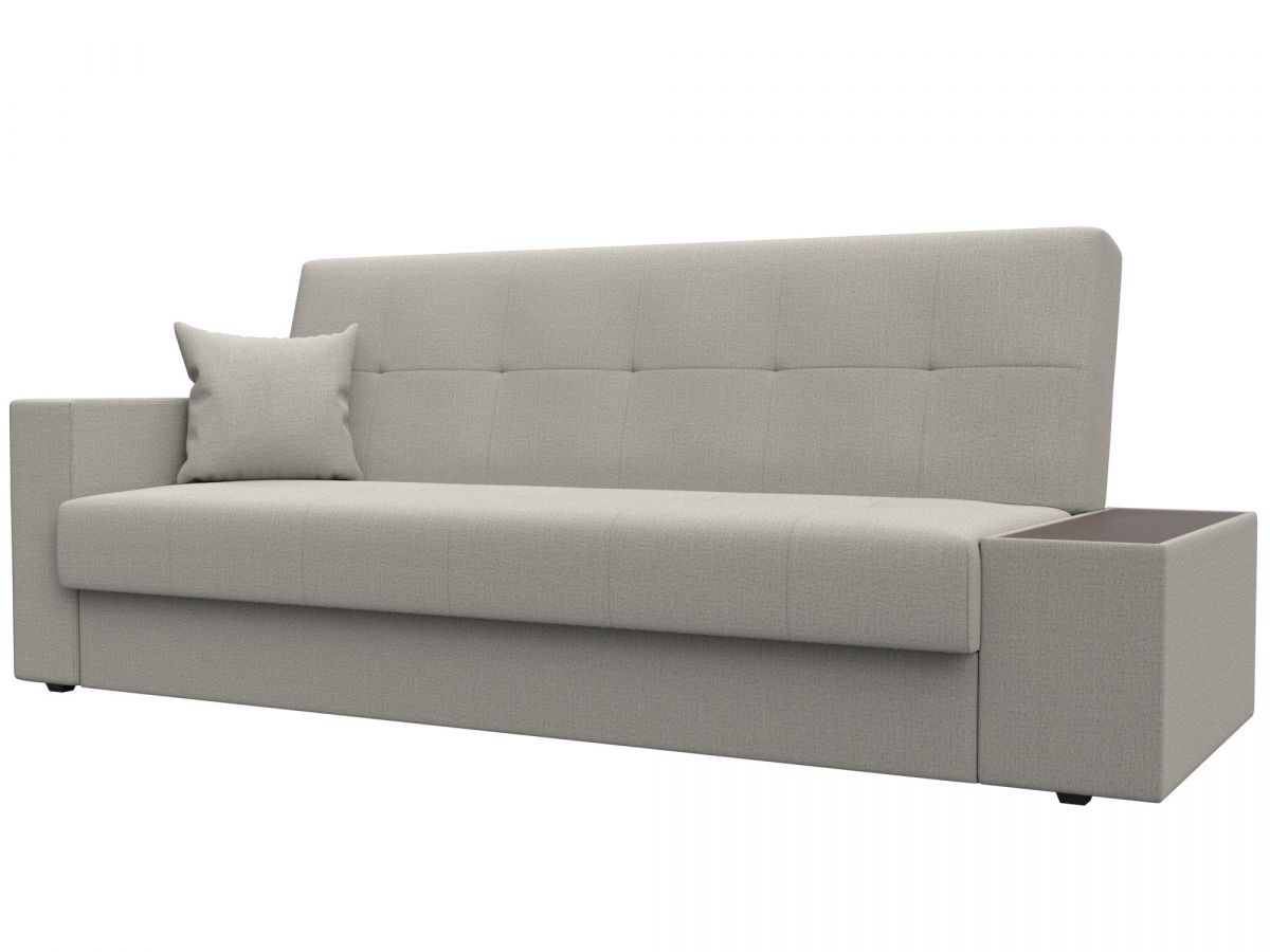 126010 Диван-книжка Лига-020 стол справа | рогожка | амур бежевый