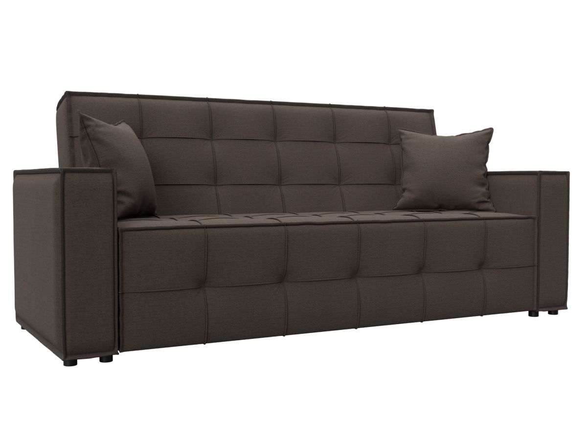 129826 Диван-книжка Лига-067 | рогожка | амур 05 коричневый