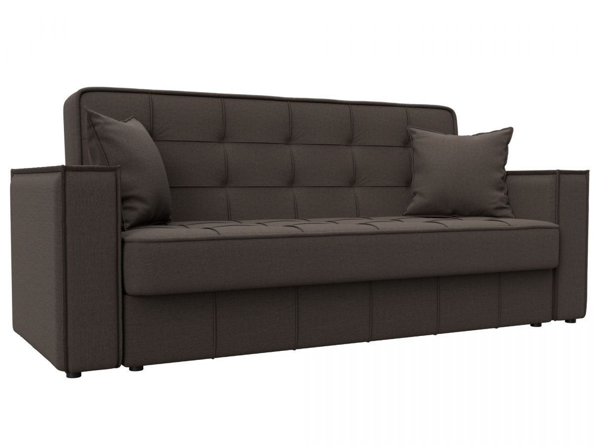 129831 Диван-книжка Лига-068 | рогожка | амур 05 коричневый