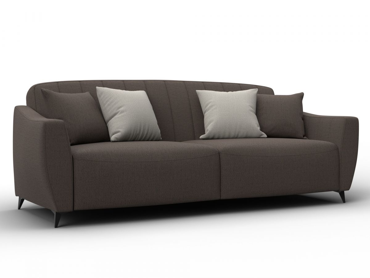 132563 Диван-книжка Лига-095 НПБ | рогожка | коричневый