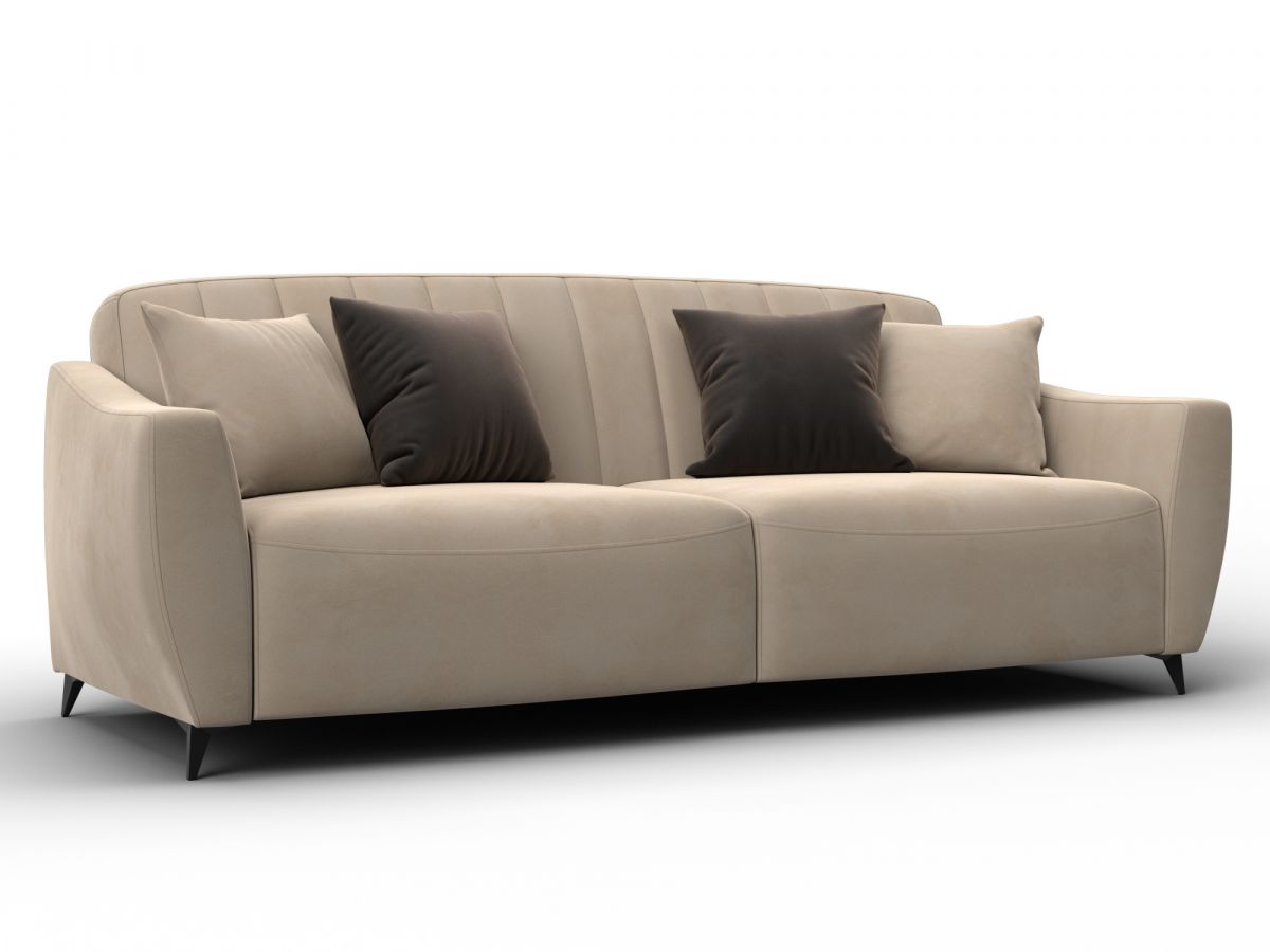 132531 Диван-книжка Лига-095 НПБ | велюр | бежевый