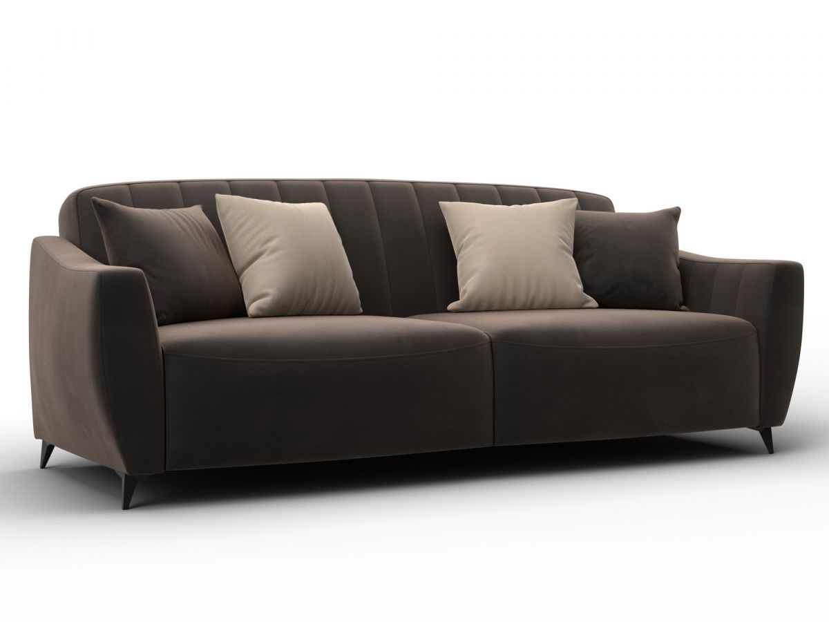 132535 Диван-книжка Лига-095 НПБ | велюр | коричневый