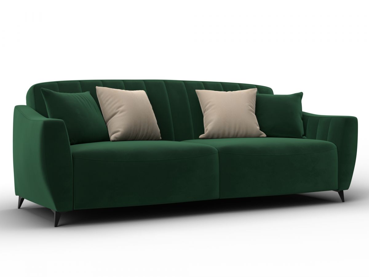 132533 Диван-книжка Лига-095 НПБ | велюр | зеленый