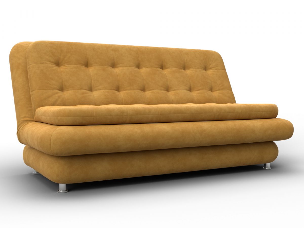 137627 Диван-книжка Лига-123 | велюр | brut 10 желтый