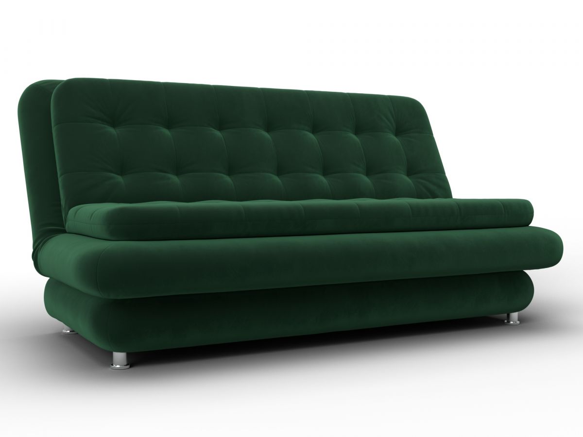 137617 Диван-книжка Лига-123 | велюр | seven 626 зеленый