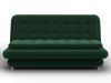 137617 Диван-книжка Лига-123 | велюр | seven 626 зеленый - 2