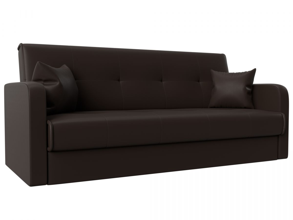 27943 Диван-книжка Надежда | экокожа | коричневый