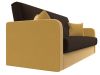111088 Диван-книжка Надежда | микровельвет | коричневый, желтый - 3