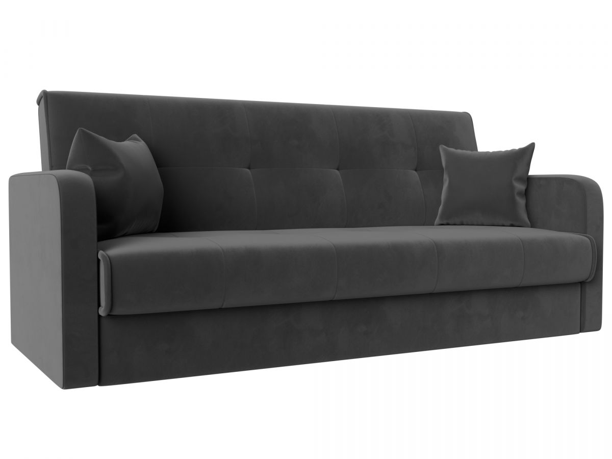 103076 Диван-книжка Надежда | велюр | серый