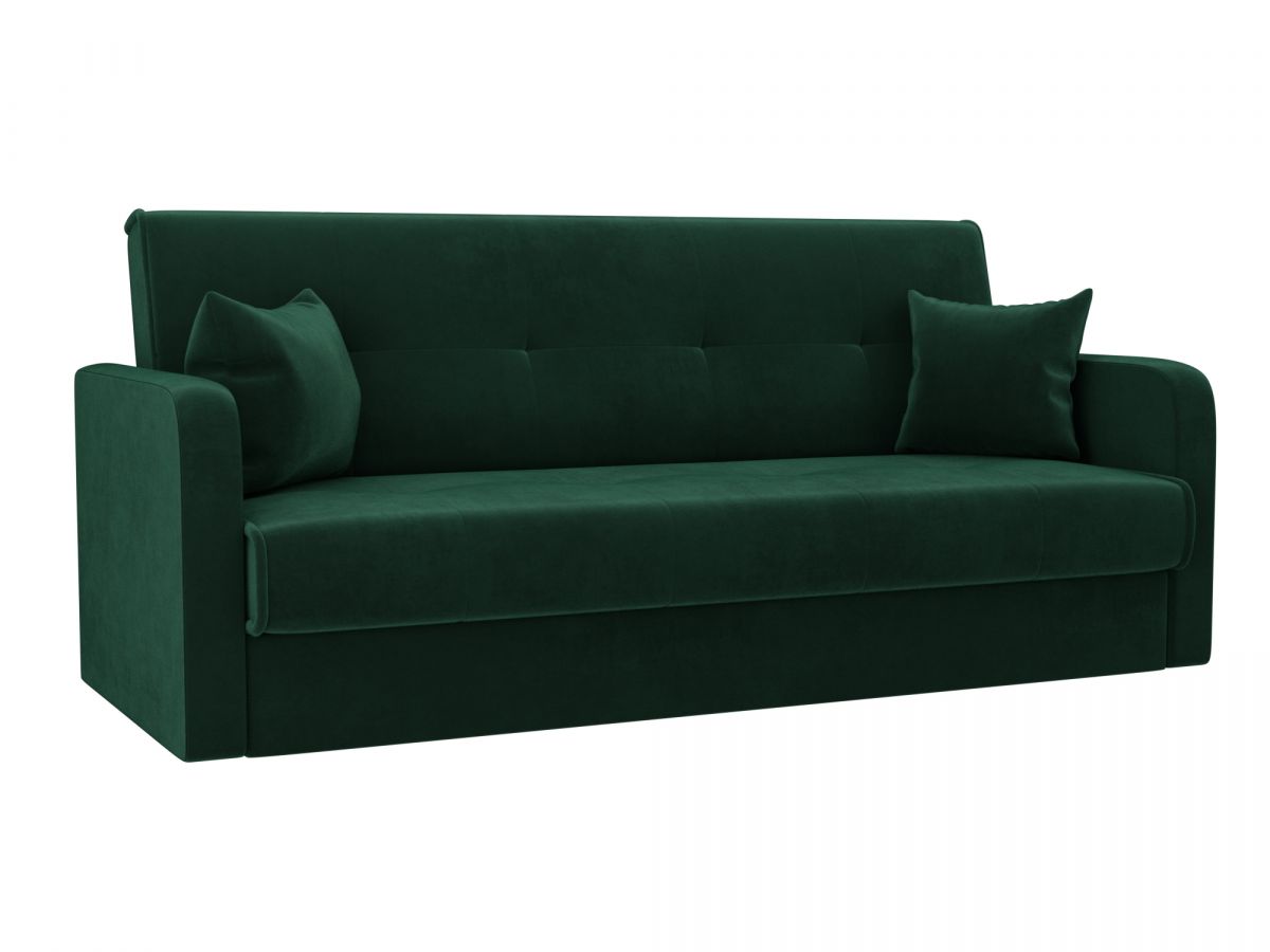 103073 Диван-книжка Надежда | велюр | зеленый