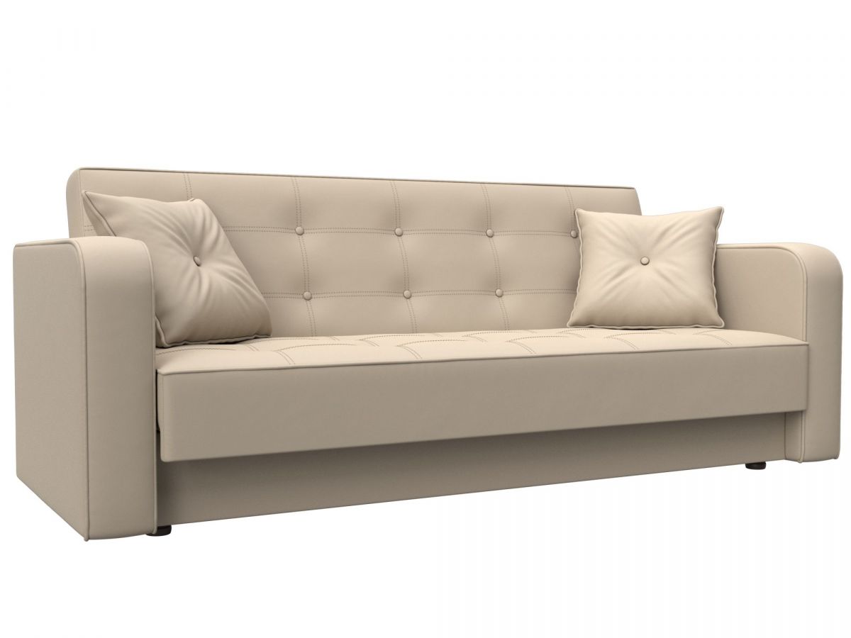 121787 Диван-книжка Тур | экокожа | бежевый